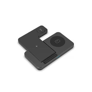 Multifunción plegable 15W carga rápida plegable 3 en 1 estación de cargador de teléfono <span class=keywords><strong>celular</strong></span> inalámbrico - Product Image 2
