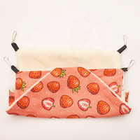 Hamac suspendu pour animaux de compagnie, nid pour écureuil et lapin, sac de couchage en coton OEM pour petits animaux, double couche, confortable, vente en gros d'usine GMTPET