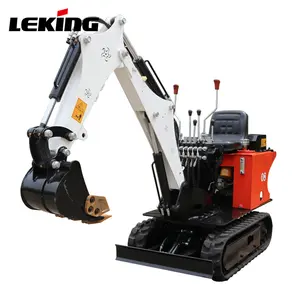 800Kg 0,8ton China Kleinste Mini Digger Kleine Sleuf Digger Machine Met Gratis Emmer