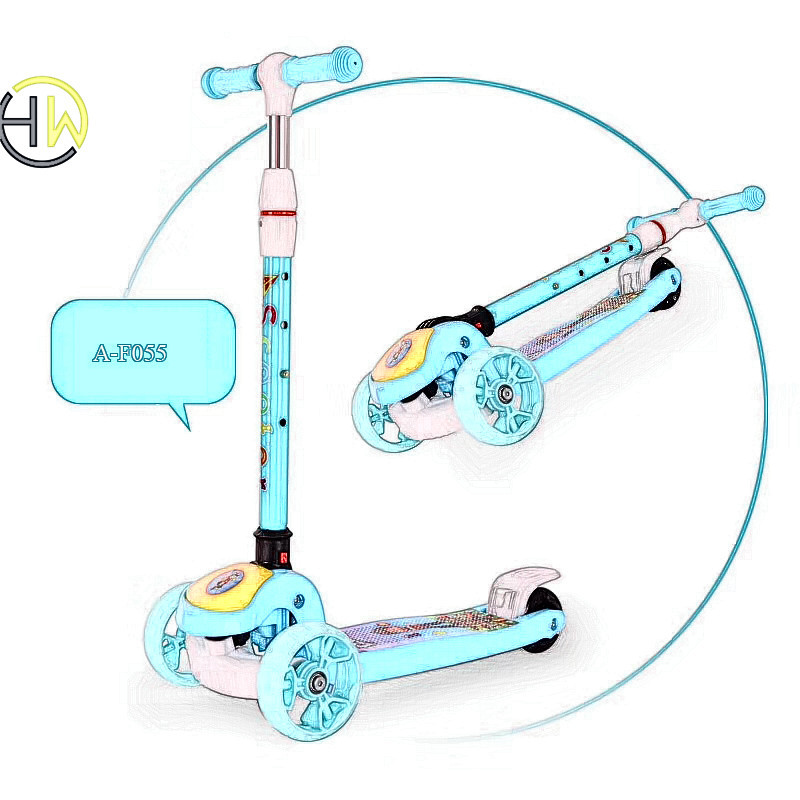 Châssis robuste design/fabriqué en Chine haute qualité prix bas enfants scooters/a l'air cool et pliable