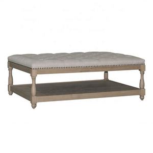 S1083-80 הamptons צרפתית בסגנון צרפתי מגולף מינימליזם פשטני מינימליסטי בעל מבנה שולחן ספה לסלון - Product Image 3