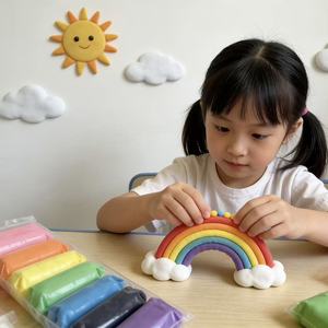 24 Colors Wholesale Ultra-Light Soft Clay Handmade DIY Toy Kids Educational Slime <strong>Modelling</strong> Playdough - Product Image 5