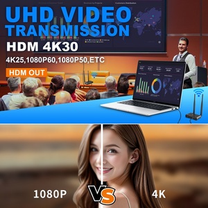 Extensor de moda superior Transmisor y receptor HD inalámbrico 4K 1080P Sender 300M 5G Soporte para conferencias de pantalla inalámbrica - Product Image 3