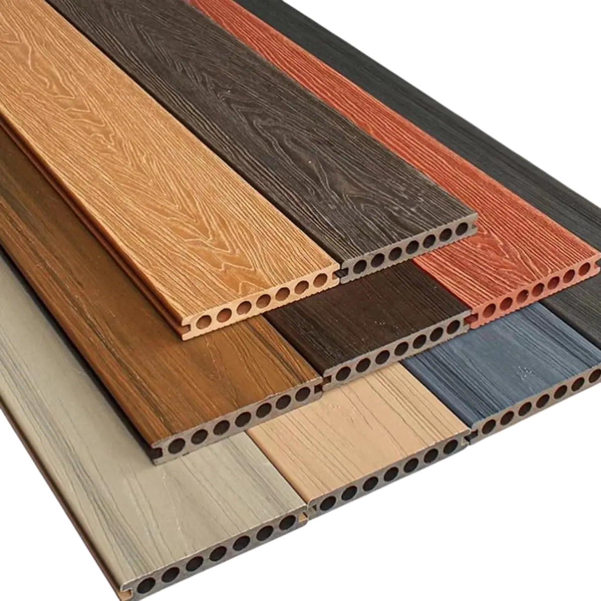 Chống mối mọt sinh thái WPC gỗ composite decking nhựa tái chế ván sàn cho ngoài trời