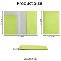 Protège-cahier de luxe en cuir PU, porte-documents, couverture de carnet de planification A3 A4 A5, classeur personnalisable avec logo pour l'école et le bureau