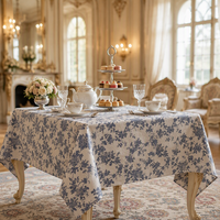 Nappe carrée moderne en lin imprimé, résistante à l'huile et lavable, personnalisable, de la marque JIUZE, pour les fêtes et l'intérieur