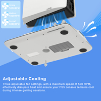 Honcam Slim Cooling Stand Accessoires Base Slim Vertical Stand pour Playstation 5 Slim