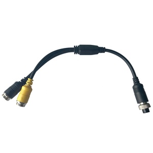 Cable de cámara de visión trasera, arnés de cableado de espejo retrovisor de 4 pines - Product Image 1