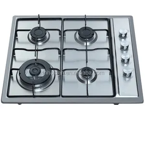 Electrodoméstico de cocina de acero inoxidable con 4 quemadores, cocina de Gas, fabricante chino