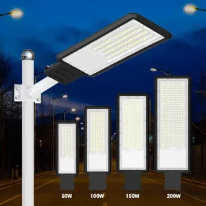Energy Saving Outdoor Waterproof Ip65 Split Solar Street Lamp 50w 100w 200w 300w Smart Switch Integrated Led Solar Street Lights