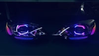 Phares de remplacement en gros pour KIA RIO 2012 avec contrôle APP, projecteur RGB DRL, pièces d'éclairage Plug and Play