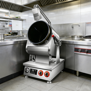 <span class=keywords><strong>Robot</strong></span> de cuisine à gaz multifonctionnel industriel automatique pour restaurant, machine à riz frit et nouilles - Product Image 1