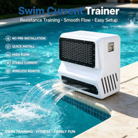 Appareil d'entraînement contre-courant mural pour piscine, pompe à haut débit en plastique ABS, machine de surf pour piscines privées, aquatique