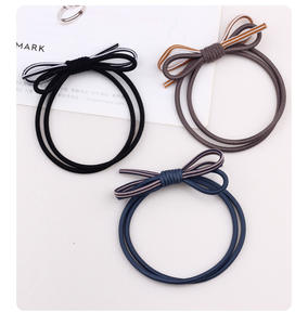 Diadema coreana, accesorio para el cabello, banda elástica de alta elasticidad, cinta para el cabello de nailon a rayas, venta al por mayor - Product Image 6