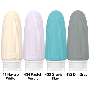 Şampuan kremi seyahat şişe sızdırmaz doldurulabilir yumuşak şerit bükülebilir kozmetik konteyner paketi seyahat kiti - Product Image 6