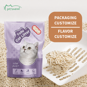 Litière pour chat en tofu en gros, 3,0 mm, biodégradable, litière pour chat écologique, fabrication directe en usine - Product Image 1