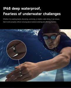 แหวนอัจฉริยะ SR08หน้าจอสัมผัสตัวติดตามอัตราการเต้นของหัวใจออกซิเจนในเลือดการนอนหลับตรวจสอบสุขภาพขั้นตอนแหวนอัจฉริยะ Wi-Fi - Product Image 6