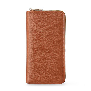 Cartera Larga de Gran Capacidad para Mujer de Piel Sintética Suave con Cierre de Cremallera y Textura de Lichi, Elegante Monedero para Comercio Transfronterizo - Product Image 5