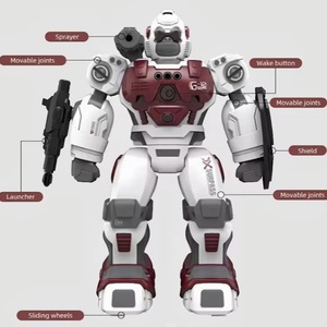 Robot <span class=keywords><strong>AI</strong></span> BG1531 con <span class=keywords><strong>Intelligenza</strong></span> <span class=keywords><strong>Artificiale</strong></span>, Programmabile, Danzante e Spruzzante, Giocattolo Intelligente Radiocomandato per Ragazzi - Product Image 4