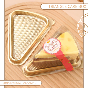 Bán buôn rõ ràng chống sương mù tam giác Cheesecake Slice Hộp bao bì tam giác bánh Slice Hộp bao bì - Product Image 5