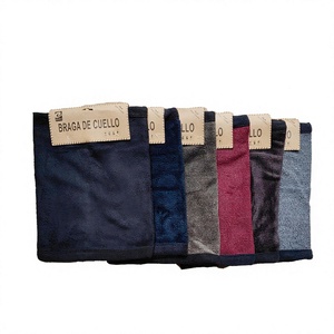 Sciarpa a Doppio Strato in Super Pile Tinta Unita, Colori Misti, Confezione da 12, Accessorio per Sport Invernali - Product Image 1