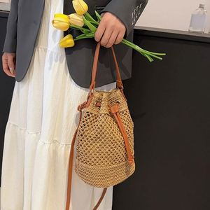 Sacs à main en gelée, pochette tressée vert gazon, chaussures et sac de luxe pour femme, ensemble de sacs en paille pour femmes - Product Image 6