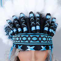 Accessoire de coiffure confortable style Halloween avec bandeau en fausses plumes pour femme adulte, idéal pour les costumes de cosplay