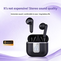 Earbuds Nirkabel YYK-750, Earphone Stereo HiFi dengan Driver 13mm, Kontrol Sentuh, Headphone In-Ear untuk Olahraga dan Perjalanan