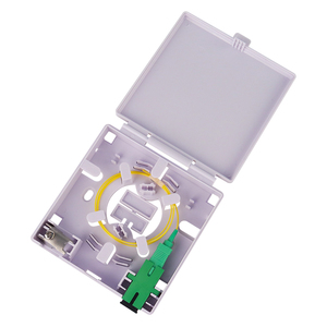 Plaque de façade en <span class=keywords><strong>fibre</strong></span> <span class=keywords><strong>optique</strong></span> de type 86 à montage mural Prises en <span class=keywords><strong>fibre</strong></span> <span class=keywords><strong>optique</strong></span> à 2 ports avec structure d'ouverture et de fermeture - Product Image 1