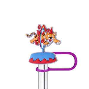 2025 nouveauté 10mm dessin animé cirque Drinkware accessoires cadeau en gros <span class=keywords><strong>avec</strong></span> Logo personnalisé couverture pour fête promotionnelle - Product Image 6