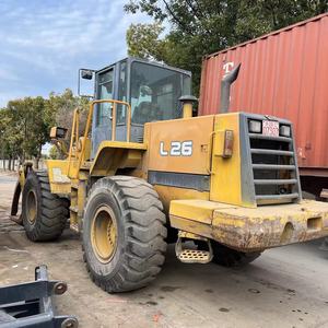 Cargadora de Ruedas Usada L26, Capacidad de Carga Nominal de 9 Toneladas, Motor y Bomba TCM de 60KW, Equipo de Construcción de Uso Pesado con Accesorio de Grúa - Product Image 5