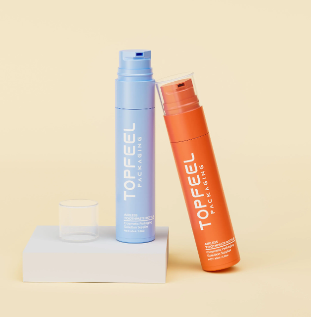 60ml Toothpaste Airless Bottle Thickness Formula Airless Container Eco-Friendly Airless Pump Bottle