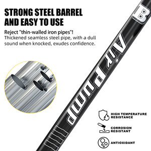 <span class=keywords><strong>Pompe</strong></span> à vélo sur pied BAIMEI, <span class=keywords><strong>pompe</strong></span> à air haute pression à poignée en T pour pneus de vélo de route et de montagne - Product Image 3