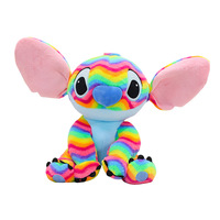 Peluche colorée brodée, coussin, jouet pour machine à griffes, cadeau d'échange, ornement d'événement, poupée de lancer de mariage, décoration de chambre