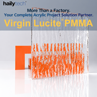 Feuille d'acrylique PMMA vierge à motifs, conçue pour une définition claire des motifs et des bords raffinés, fabriquée selon les dessins