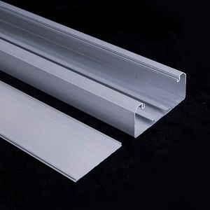 Saluran Pinggir 2 Divisi OEM ODM untuk Proyek Kecil Hingga Menengah Saluran Kabel Aluminium Perak - Product Image 4