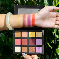 Fabricant de palettes de fards à paupières cosmétiques personnalisées, haute pigmentation, sans cruauté, marque privée