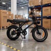 Vélo Électrique Tout-Terrain Urbain 48V Lithium 1000W Démarrage Sans Clé Pneus Élargis Amortisseurs Ultra-Souples à Roue Arrière 7 Vitesses