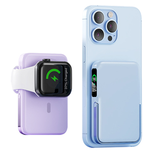 Batterie externe magnétique sans fil 10000 mAh, charge rapide, ultra-mince, portable, <span class=keywords><strong>mini</strong></span> chargeur de téléphone portable pour extérieur - Product Image 3