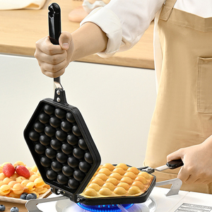 可持续家用铸铁鸡蛋煎锅章鱼烧机鹌鹑蛋模具虾烤盘 - Product Image 3