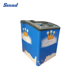 Smad 300l 500l Curved Glass Ice Showcase Chest <b>Freezer</b> Commercial Ddh-328p Chest <b>Freezer</b> Commercial - Product Image 6