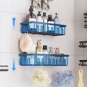 Paquete de 6 organizadores de <span class=keywords><strong>ducha</strong></span>, estantes para colgar en la pared de la <span class=keywords><strong>ducha</strong></span>, cesta de almacenamiento, soporte para champú, accesorios de baño, set de decoración - Product Image 4