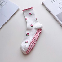 Chaussettes de yoga et de Pilates respirantes en jacquard personnalisées, antidérapantes, de qualité supérieure, vente en gros