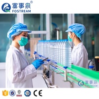Ligne de production complète de remplissage d'eau minérale pure en bouteilles en plastique PET de petite taille, de A à Z