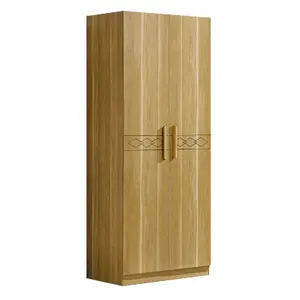 एल के आकार का लकड़ी के छोटे मानक आकार अलमारी डिजाइन के लिए कपड़े