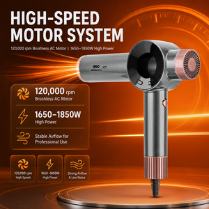 IPRO Asciugacapelli Senza Pale HD con Motore Brushless, Asciugatura Rapida per Uso Professionale e Strumenti da Salone - Product Image 3