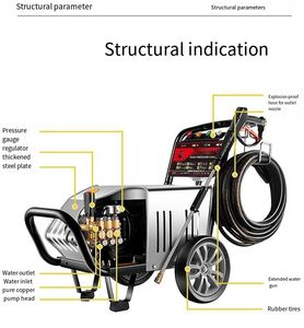 300 Bar Car Wash Limpiador <span class=keywords><strong>de</strong></span> alta presión Eléctrico <span class=keywords><strong>de</strong></span> alta presión Máquina <span class=keywords><strong>de</strong></span> limpieza <span class=keywords><strong>de</strong></span> <span class=keywords><strong>lavado</strong></span> <span class=keywords><strong>de</strong></span> autos - Product Image 3