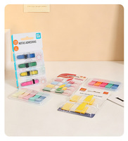 Étiquettes adhésives transparentes en PET, marque-pages personnalisés pour agenda, règle, marque-pages de page, bloc-notes, marque-pages de livre, papeterie de bureau