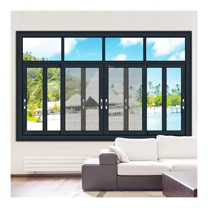 Top 10 Supplier Insulted Thermal Break UPVC Window Sliding Windows Double Glass