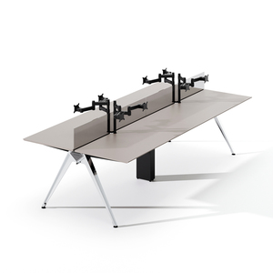 2024 più recente scrivania modulare in legno 2 4 6 8 posti postazione di Coworking mobili con <span class=keywords><strong>spazio</strong></span> <span class=keywords><strong>aperto</strong></span> estendibile per il personale - Product Image 2